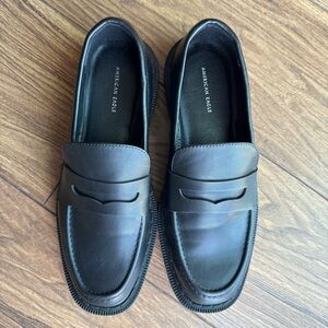 American Eagle Outfitters Women’s Black Slip-On Loafers